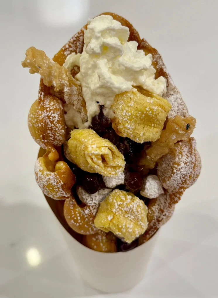 Double Jelly egg waffle